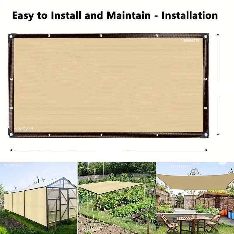 Outdoor Sunshade Net HDPE Anti UV Sunshade Net 8090% Sunshade Rate Car Pergola Garage Sunshade Net