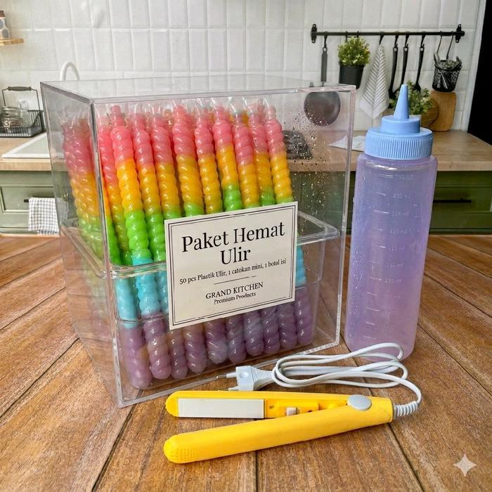 READY Paket Jualan Pudot, Plastik Ulir, Plastik Kiko