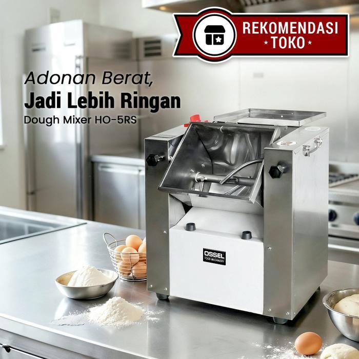 OSSEL Dough Mixer Horizontal Mixer Adonan 5 Kg Putaran 2 Arah HO-5RS OSSEL