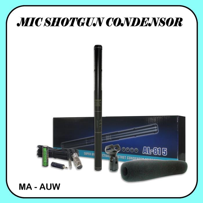 Mic Shotgun Condensor Stick Panjang - Mic Tele Todong Shotgun Murah Al Auw