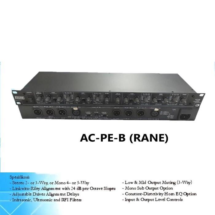 Spl Audio Active Crossover Ac-Pe-B 3 Way Active Crossover