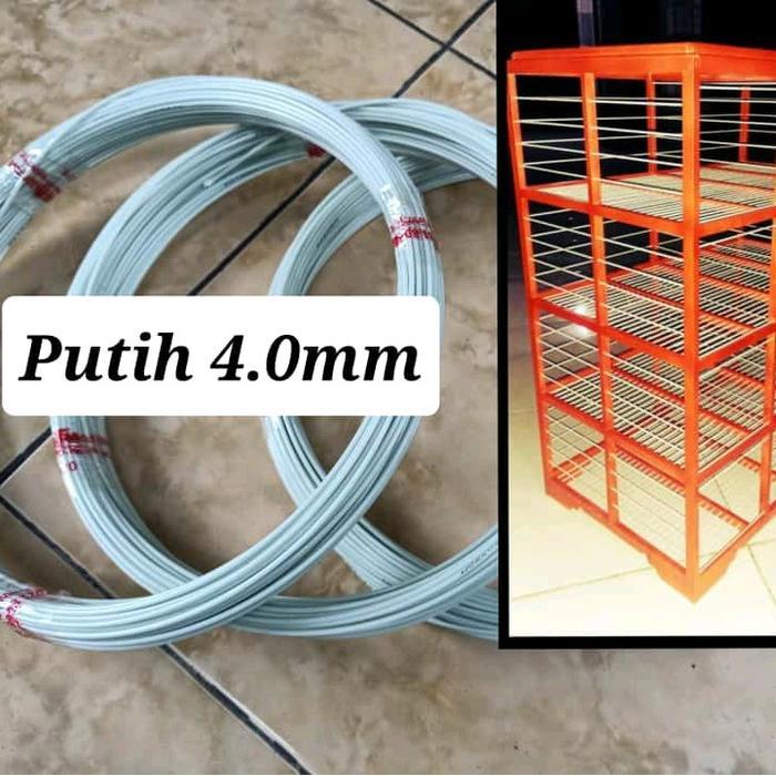 Jeruji fiber putih 4mm 1kg