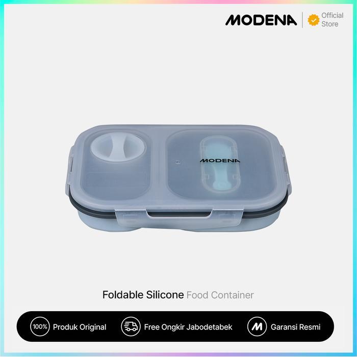 SALE MODENA Foldable Silicone Lunch Box READY