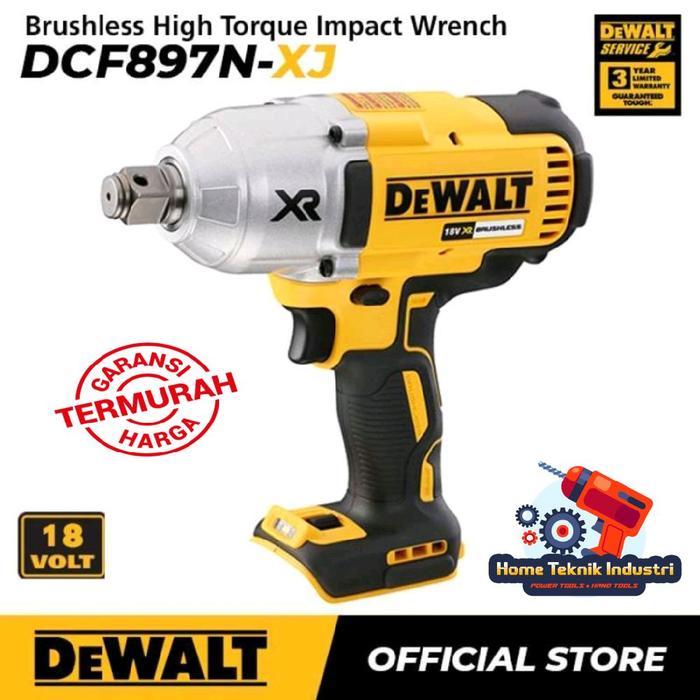 Mesin Bor Brushless Impact Wrench 3/4” DEWALT DCF897N Cordless Baterai DCF897 DCF 897 DCF897N-KR