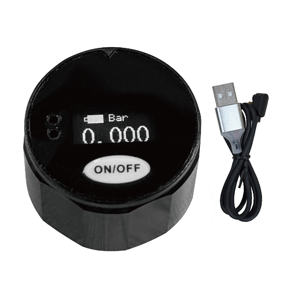 1/8BSP thread 28mm dial rechargeable digital pressure gauge FX Manometer 350bar/4500psi/35MPa