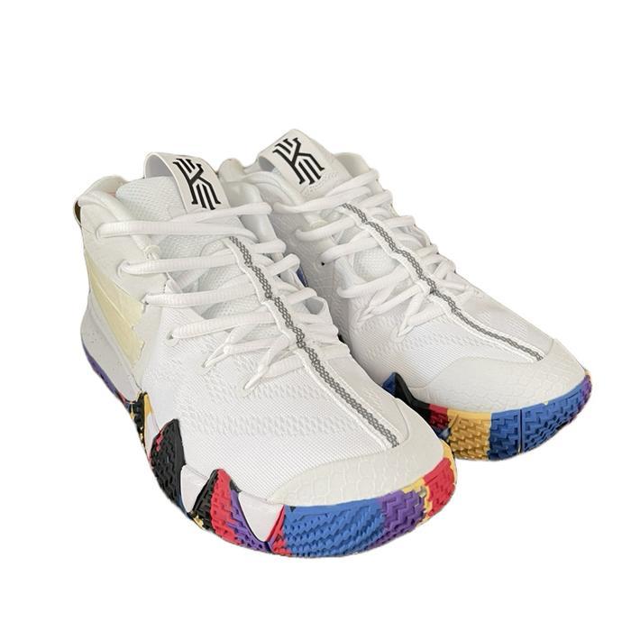 sepatu basket kyrie Irving 4 NCAA white