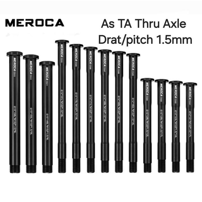 Meroca As Ta Thru Axle Hub Freehub Sepeda Mtb Roadbike