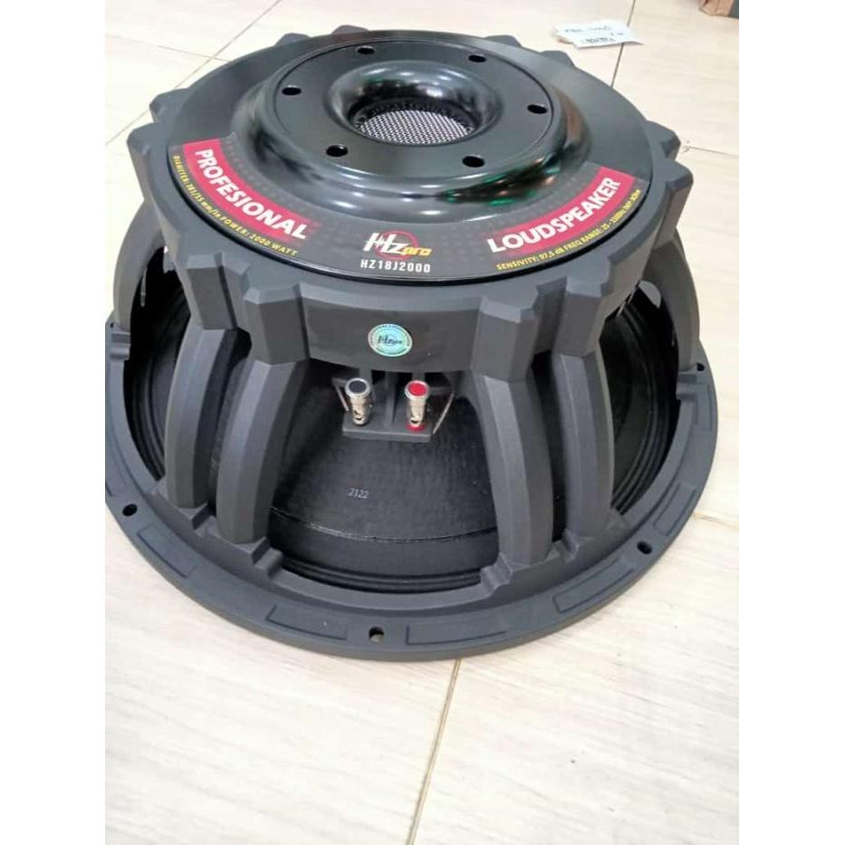 SPEAKER HZ PRO 18" HZ18J2000 speaker speker hzpro hz 18J 2000