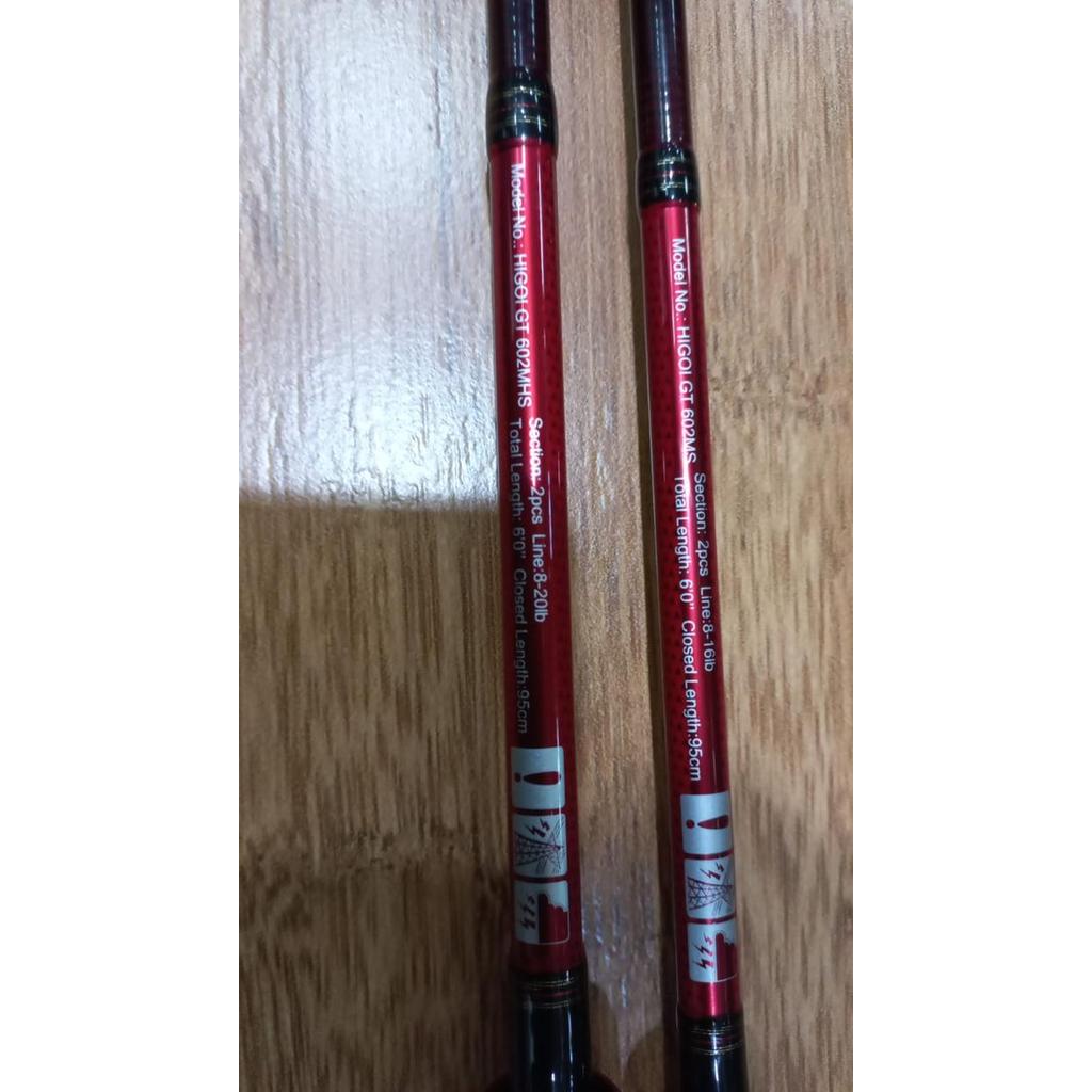 Joran Daiwa Higoi GT 602MS || 602MHS - GT 602MS