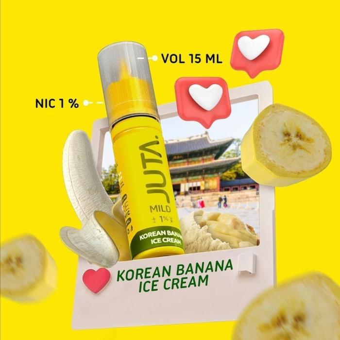 UA JUTA KOREAN BANANA ICE CREAM PACK 15ML X 4 PCS 10MG