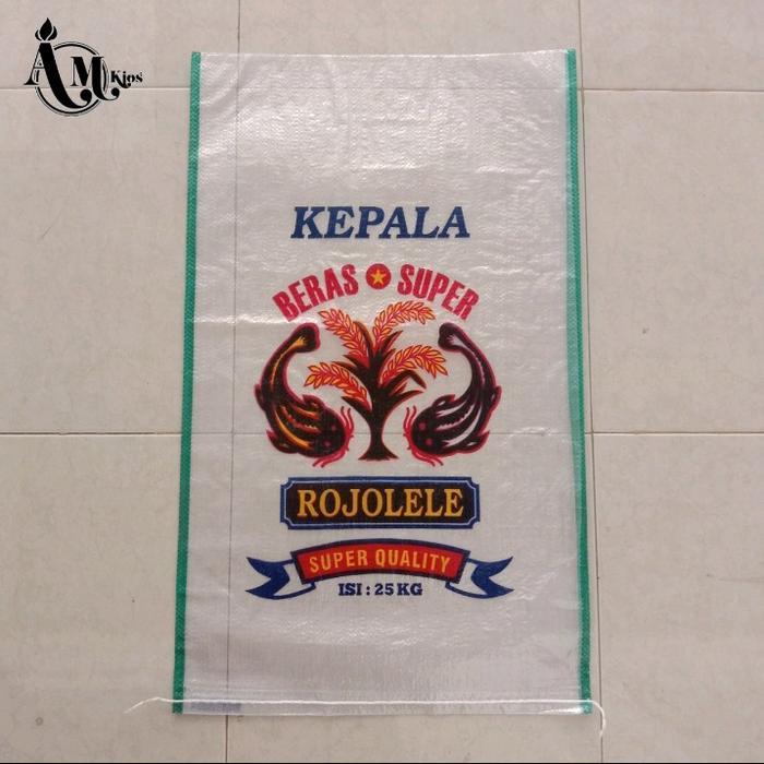 Karung Beras 25Kg Cap Rojolele [25Pcs], Karung Beras Rojolele 25Kg Ukuran 45X75Cm