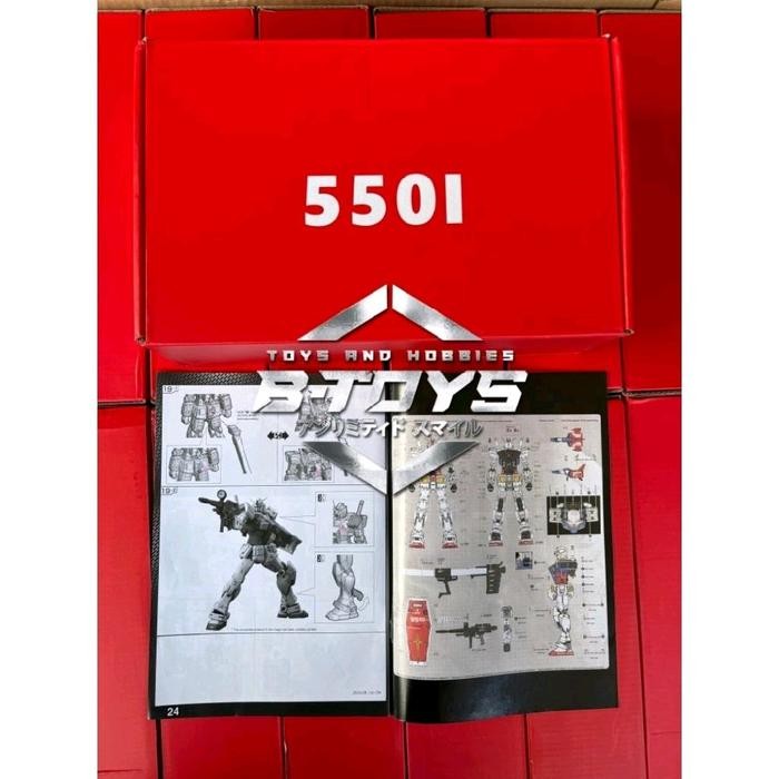 Siap Kirim Changlong 5501 RG 1/144 RX-78-2 Fhter Model Kit