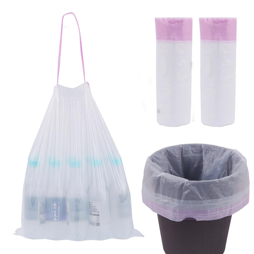Trash bag Trash bin Thickening vest Style storage bag Household trash bin pet trash bag Portable tra