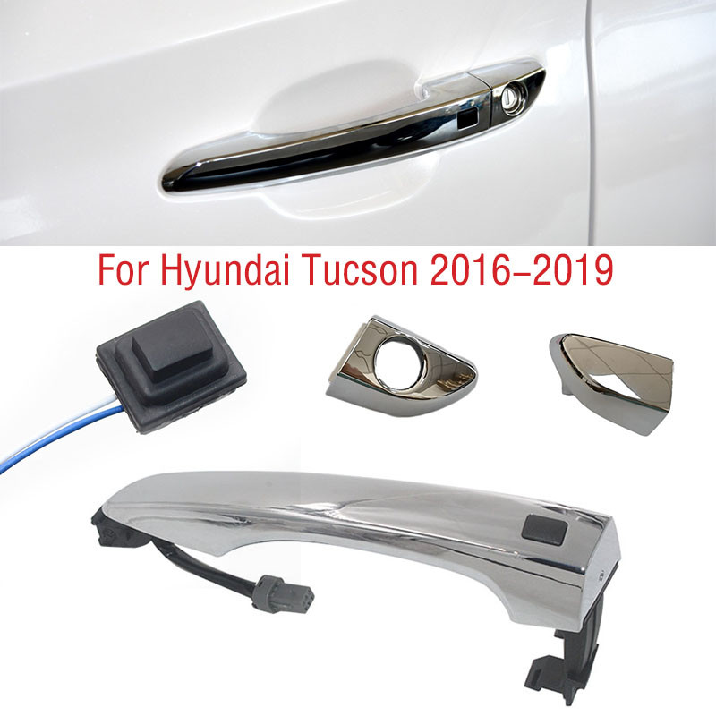 For Hyundai Tucson 2016 2017 2018 2019 Chrome Front Rear Outer Door