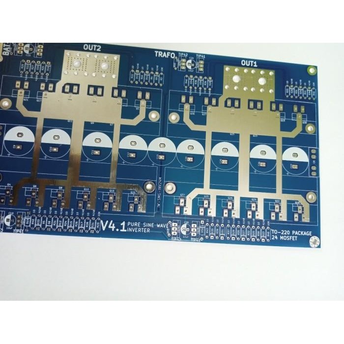 TERBAIK Board PCB power inverter 24 Mosfet to 220 Power inverter LF PSW