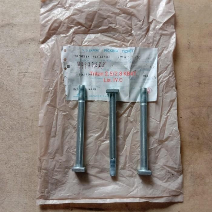 Jual Baut Bold 10111 Alternator Mitsubishi Triton 2.5 / 2.8 Md335229 Ori Kode 200