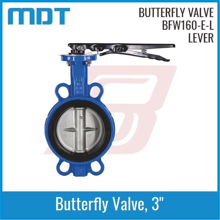 Do- MDT BFW160-E-l 3, Butterfly Valve, EPDM Seat, Lever