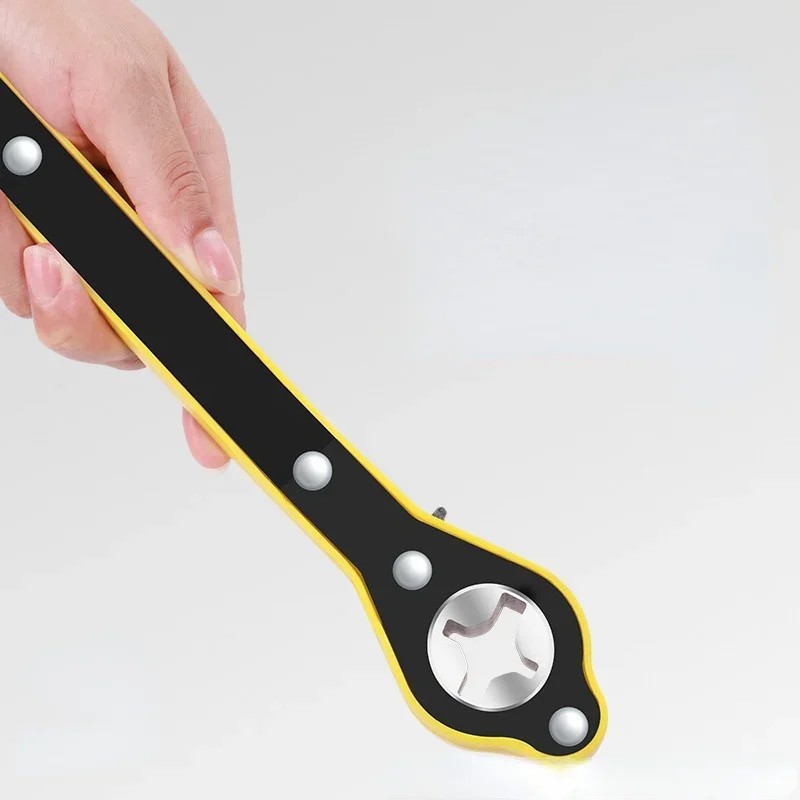 Car Labor-saving Jack Ratchet Wrench Scissor Jack Garage Tire Wheel Lug Wrench Handle Labor-saving W