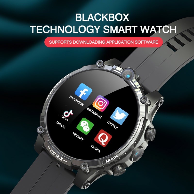 Adult 4g Watch Android 8.1 Smart Watch Wifi Internet Men's Phone Wristband 4gb+128gb Dual Camera Sho