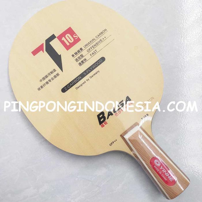 STOK TERBATAS  YINHE T10S - KAYU BLADE CARBON PINGPONG T-10S T10-S T-10+ T10 BET BAT TERJANGKAU