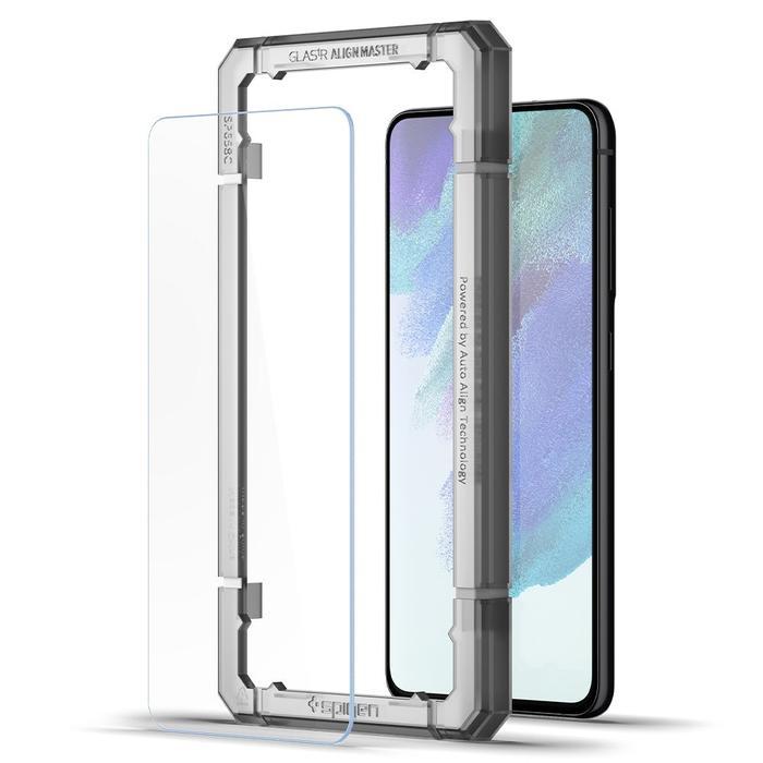 Tempered Glass For Samsung Galaxy S21 Fe Spigen Alignmaster Full Cover