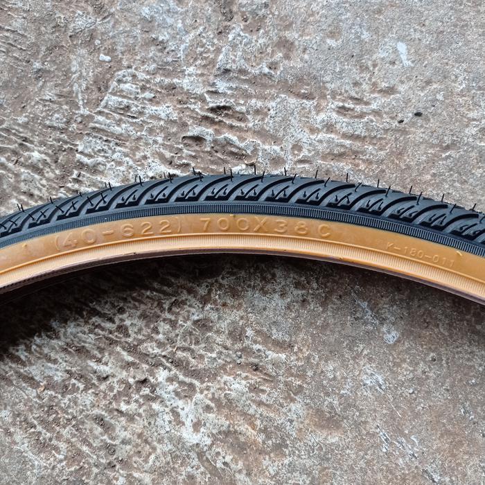 Ban Luar 700C 700 X 38/38C 700X38 700X38C Kenda Gum Tan Wall Tanwall