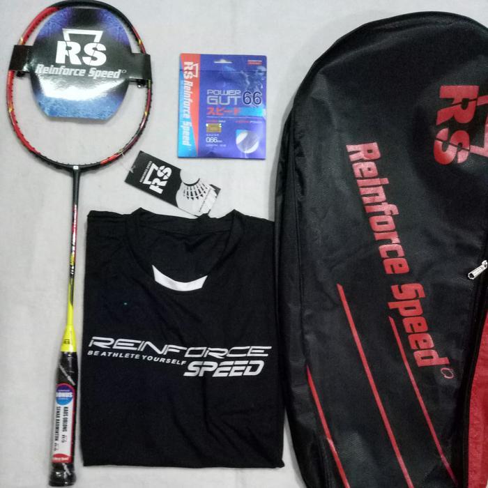 Raket badminton RS MICRON SABER 14 NG-III FREE Senar, kaos, tas Best Quality