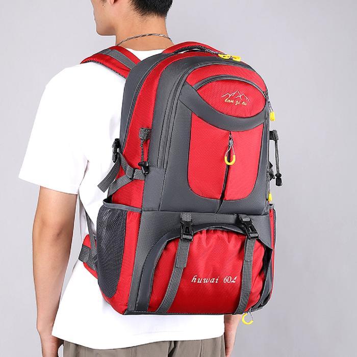 Eiger Adventure - 60L Tas Pria Gunung Waterproof Tas Ransel Hiking Outdoor Glamping Camping Backpack