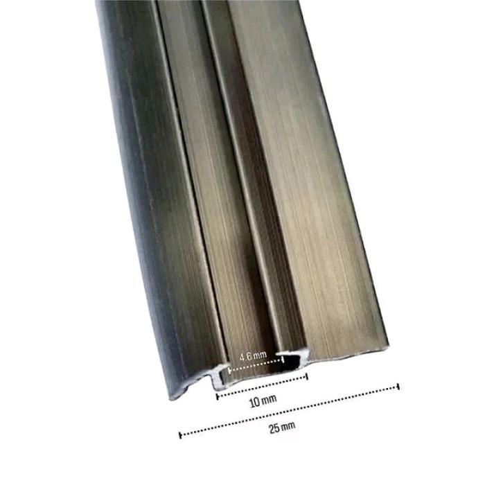 Rel Sliding Lemari 2 Pintu 1 Meter Model Timbul Plus Roda Geser SD 380 Harfit Siap Kirim