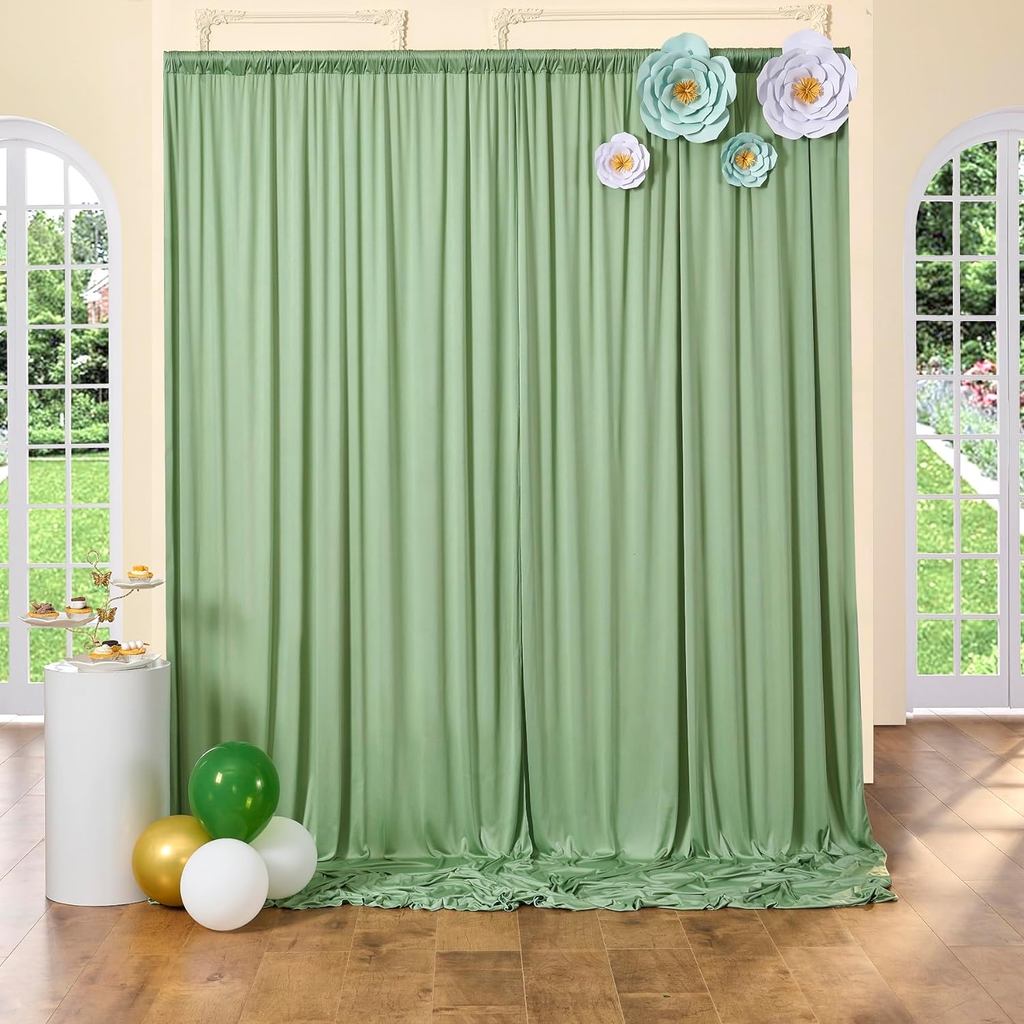 backdrop background rempel gelombang dekorasi pesta