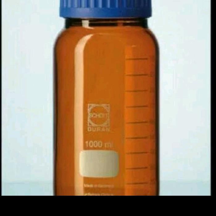 botol duran 1000 ml amber mulut lebar