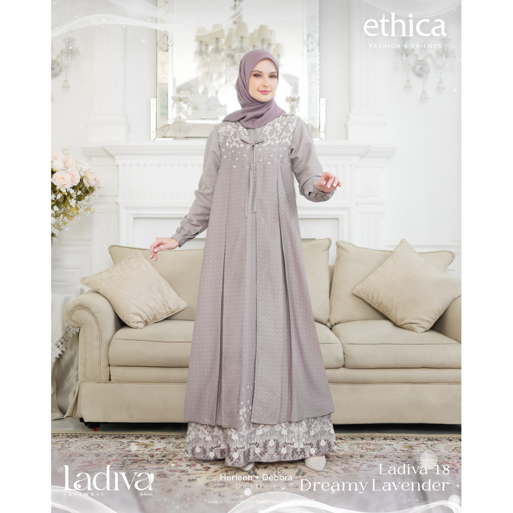 GAMIS WANITA ETHICA LADIVA 18 / GAMIS LEBARAN TERBARU 2026
