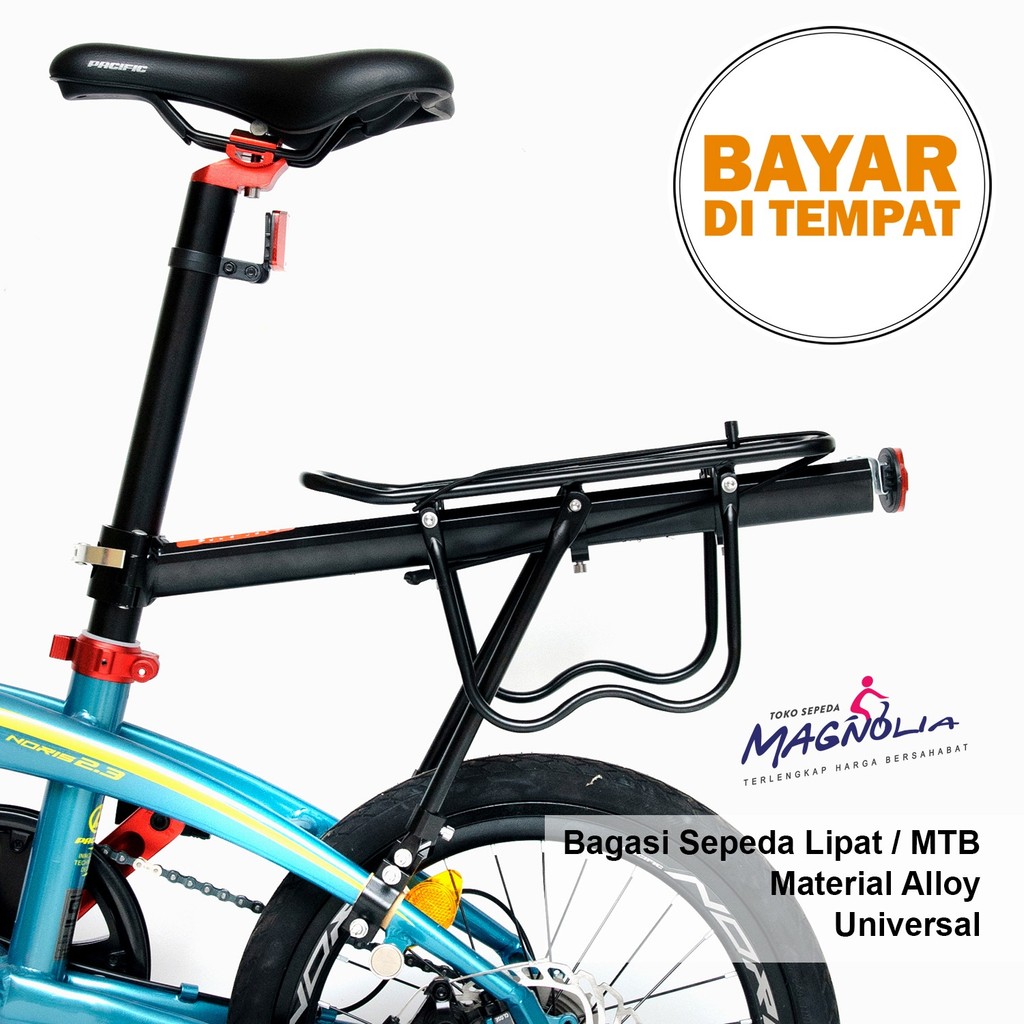 Bagasi Sepeda Boncengan Sepeda MTB Gunung Quick Release Alloy