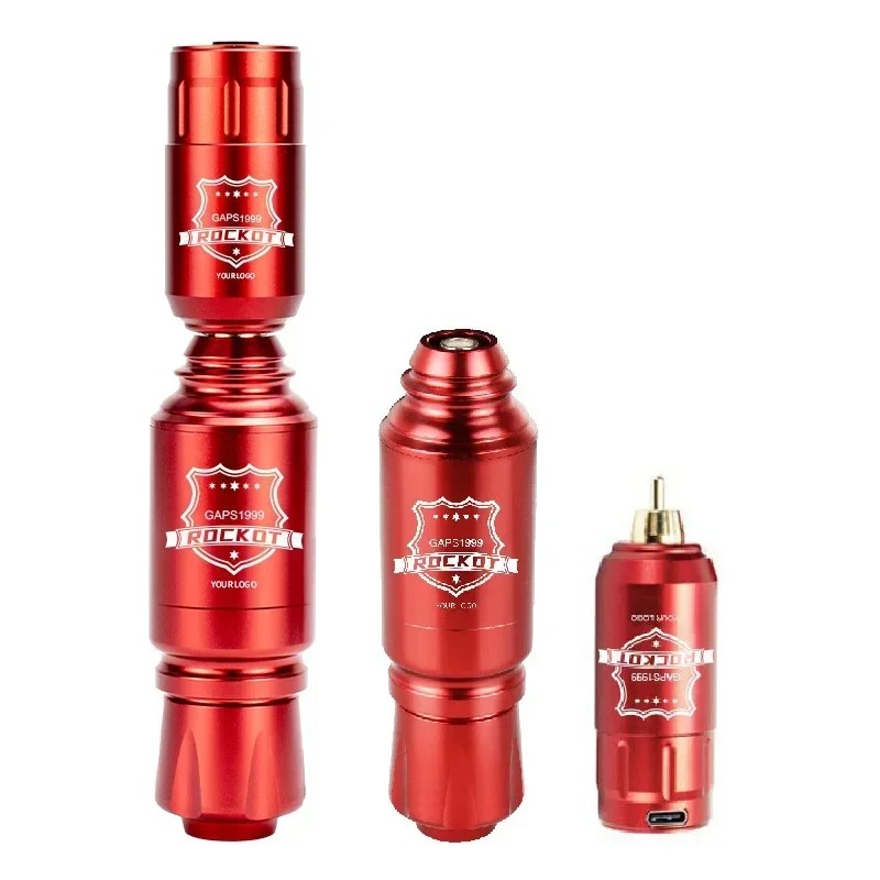 Rocket Rotary Tattoo Machine Kit Mini Tattoo Pen Machine Portable Battery Wireless Tattoo Power Supp