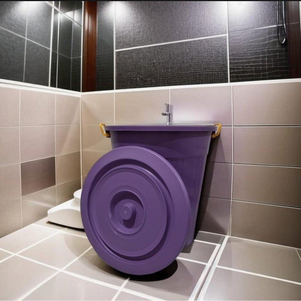 RPM EMBER PLASTIK UNGU 80 LITER TONG AIR GENTONG AIR KAMAR MANDI