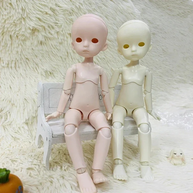 New 28Cm Bjd Doll 20 Moveable Jointed Cute Face Nude Body Diy Toys
