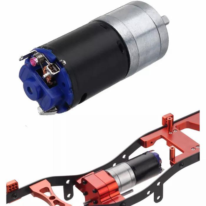 ecdc- Motor 370 Reducer Gearbox Single Speed Rc Mn Wpl Rgt