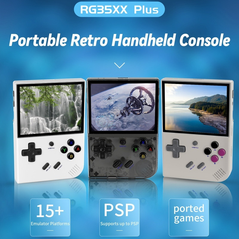 2024 New Anbernic Rg35xx Plus Open-source Handheld Portable Retro Ps Arcade Game Nostalgic Psp Handh