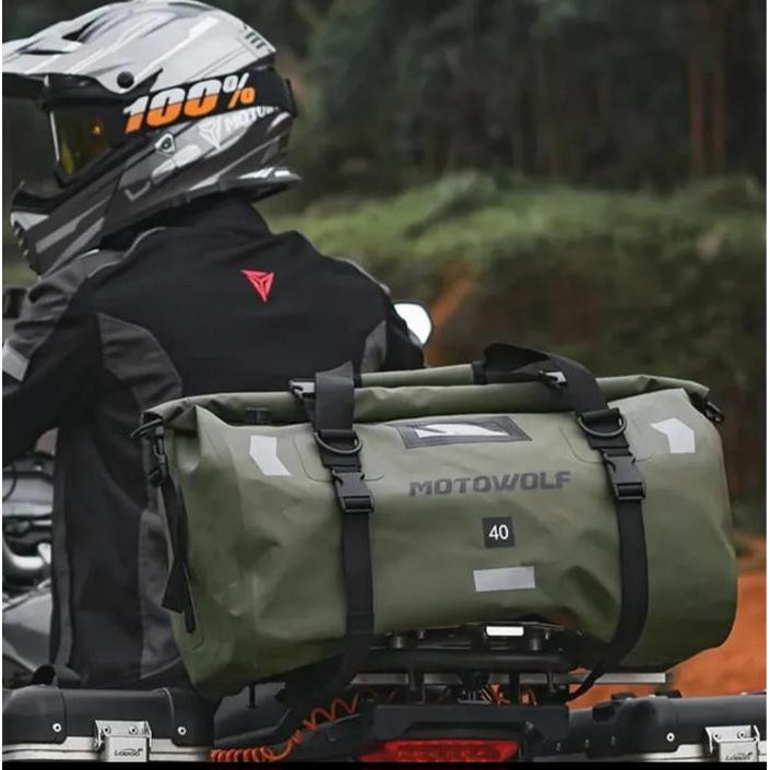 Dry Bag Motor Motowolf Mdl 0717 Tas Touring Traveling Waterproof 40L