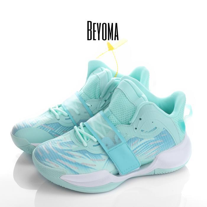 BEYOMA Basket Olahraga Sepatu BEYOMA Basket Olahraga Sneakers Sport BY090 Kaki Outdoor - Tosca Putih