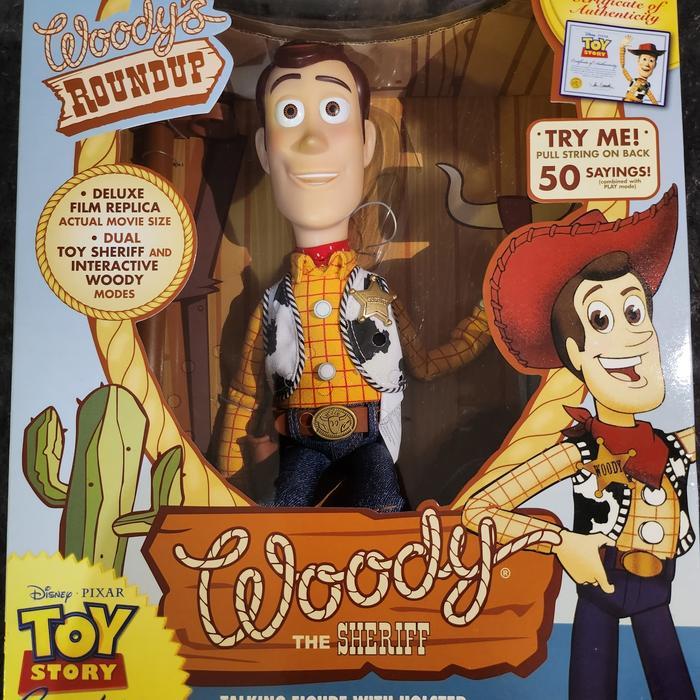 Figure Woody Talking Toy Story Signature Collection Original Thinkway