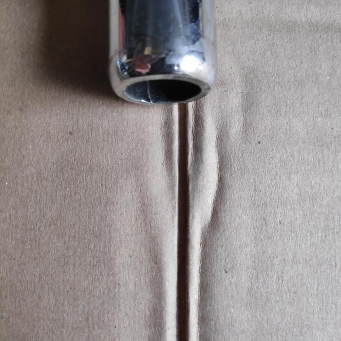 Seatpost Jadul Nos 26,0 X 25 Cm Besi Crom Tanpa Klem. Tiang Cagak Sade