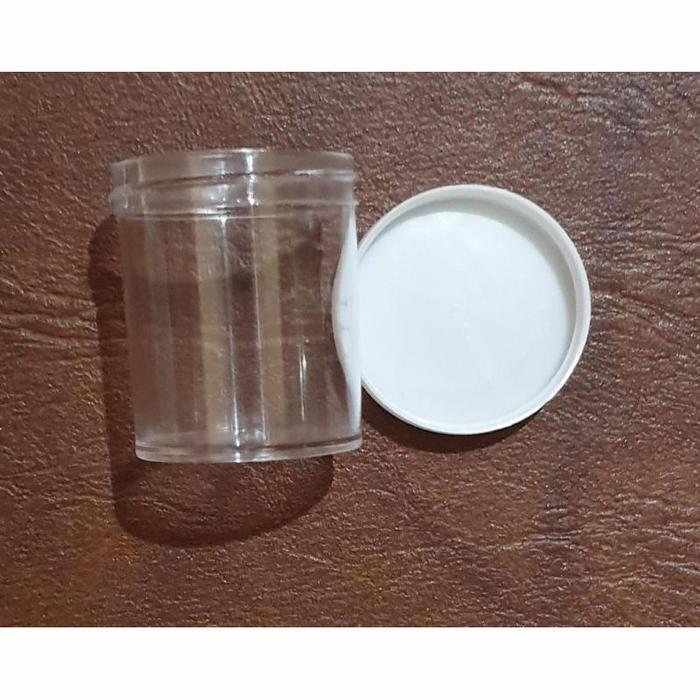 Terlaris Tabung Plastik Kecil isi 100 Pot + Tutup Salep Masker Obat Kapsul tablet urin urine beads