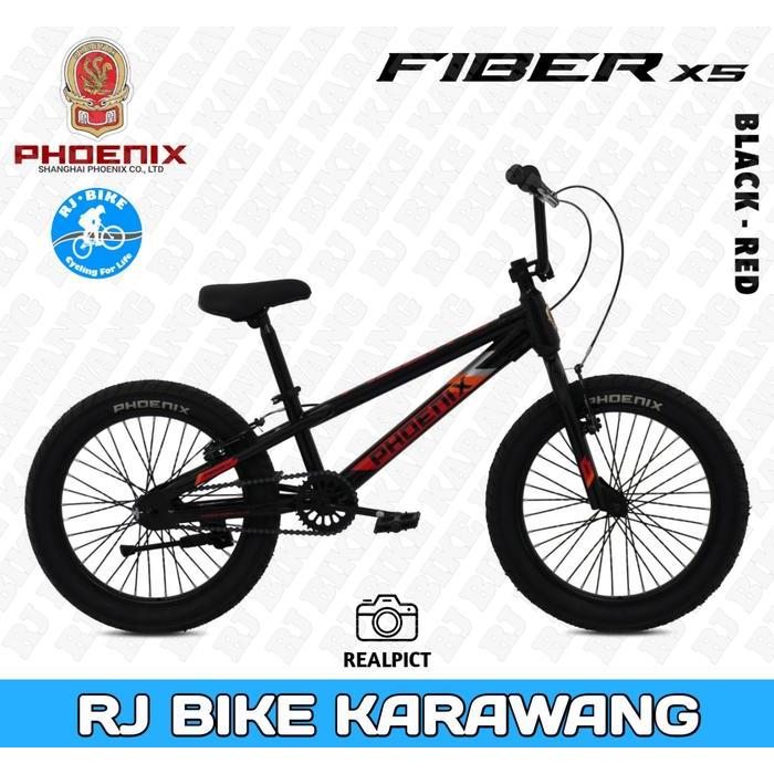 SEPEDA ANAK 20 BMX PHOENIX FIBER X5 - Red