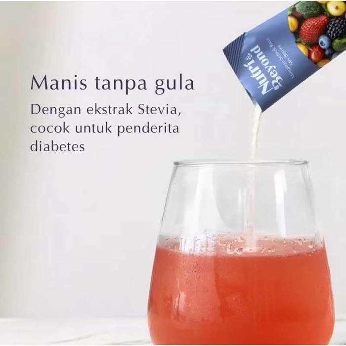 Nutri & Beyond Fiber Drink dengan Bh dan Sayur Rasa Miberry 1 isi 16 Sachet