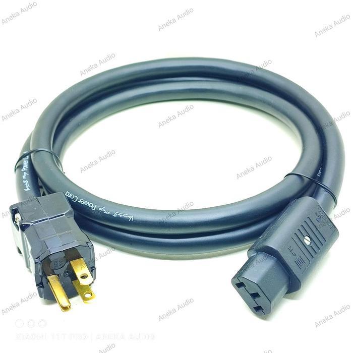 BERKUALITAS Kabel Power Audio Vermouth Mojo Us Plug Power Cord audio
