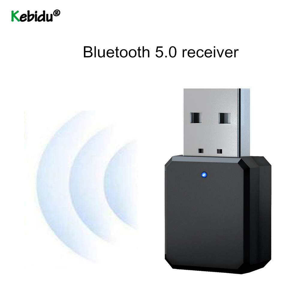 USB Bluetooth 5.0 Transmitter Receiver Handsfree Car kit audio transmitter adapter for Car Speaker