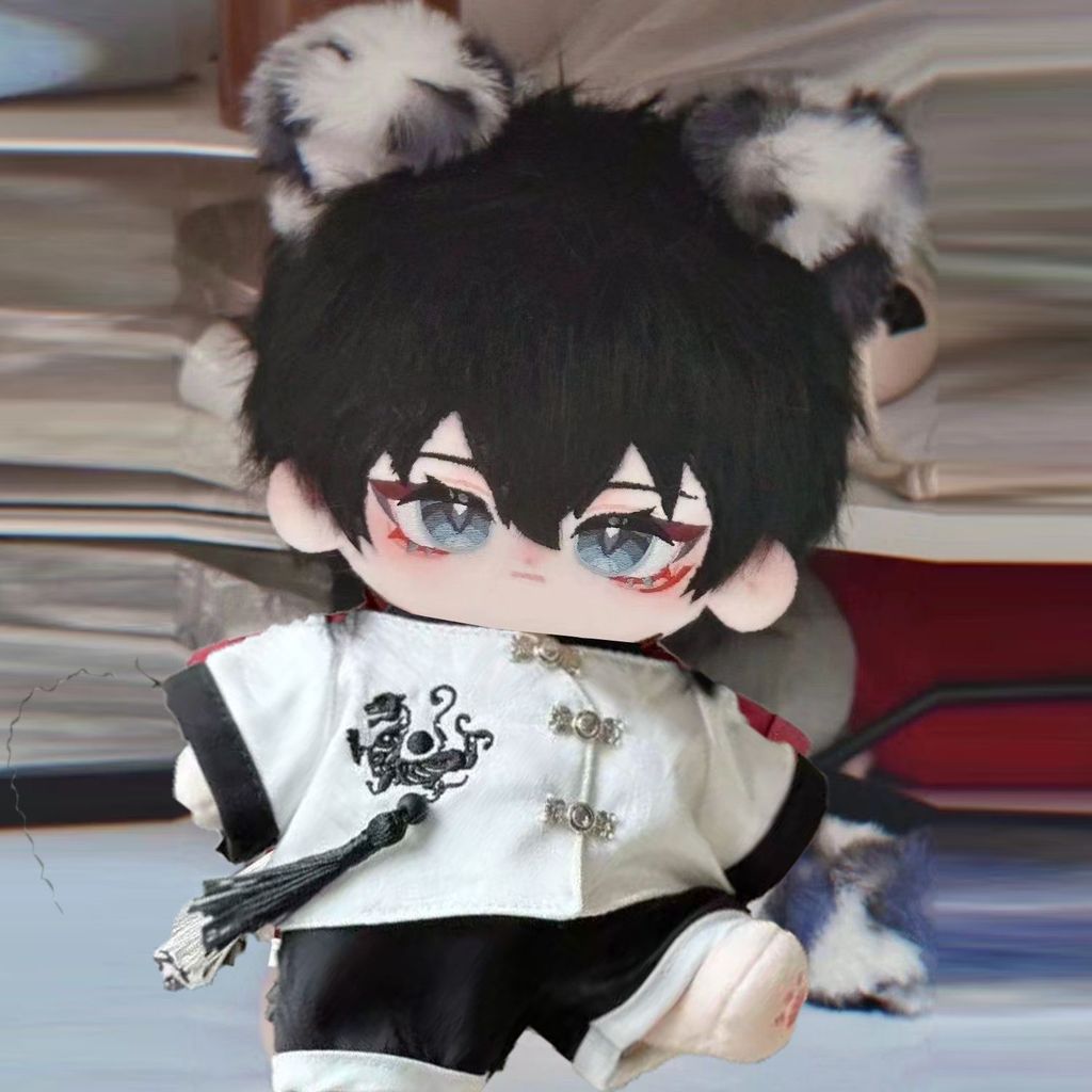 20cm Anime Honkai Star Rail Dan Heng Dress Up Plushie Doll Cartoon Plush Body Doll Clothes Cosplay