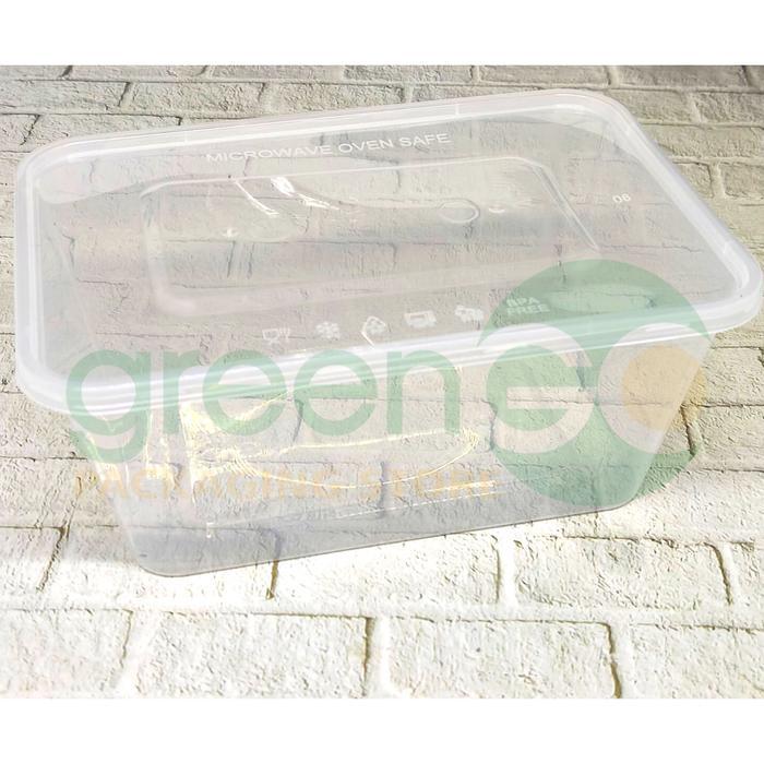 Terbaru Thinwall Kotak Aeco Besar 1000Ml 25 Set Toples Kotak Makanan Plastik