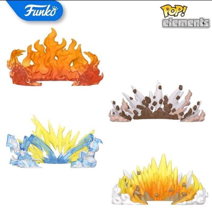 ORIGINAL FUNKO POP ELEMENTS ENVIRONMENT ACCESSORY FIRE EARTH LIGHTNING